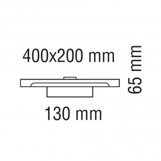 Bathroom's LED wall lamp Madge 4000K (6W)
