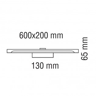 Bathroom's LED wall lamp Madge 4000K (8W)