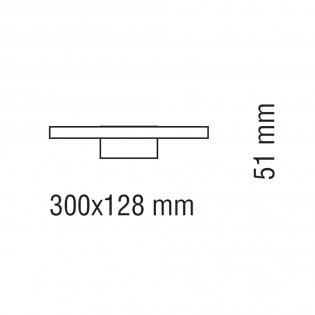 Bathroom's LED wall lamp Roth 4000K (6W)