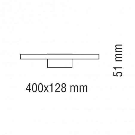 Bathroom's LED wall lamp Roth 4000K (8W)