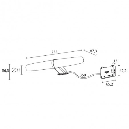 Aplique para espejo de baño LED Sevilla (6W)