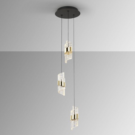 Lámpara colgante LED Iliada (3x7W)