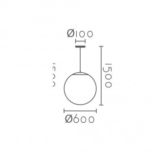 Ceiling lamp Planet 60