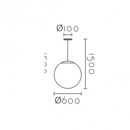 Ceiling lamp Planet 60