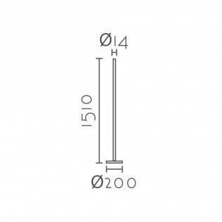 Floor lamp LED Minimal (27W)