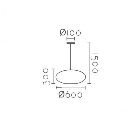 Ceiling lamp Saturn 60