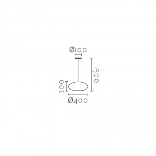 Ceiling lamp Saturn 40