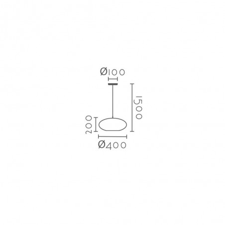 Ceiling lamp Saturn 40