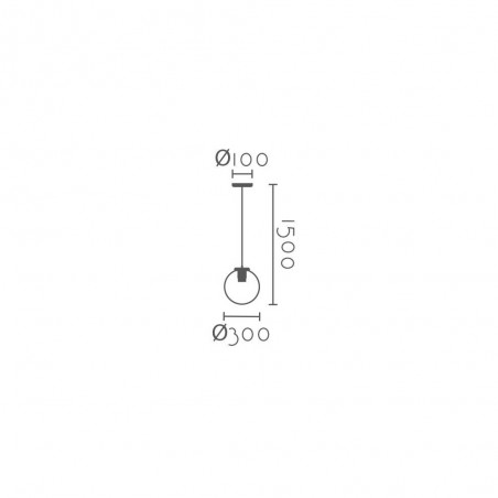 Ceiling lamp Pluton 30