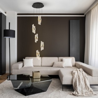LED Cluster Pendant Lamp Iliada (5x7W)