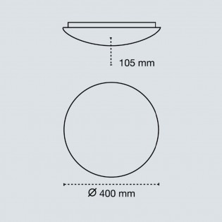 LED-Deckenfluter Sever CCT (72 W)