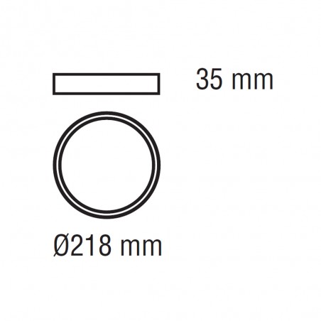 Downlight surface LED Prim (24W)
