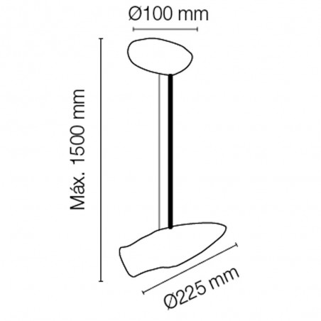 Ceiling lamp holder E27 Pajaro