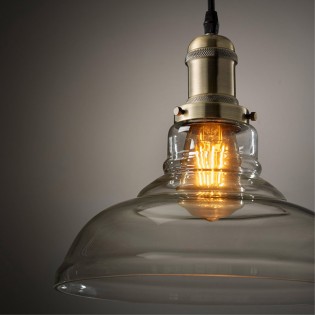 Glass lampshade for lamp holder E27 Cloche