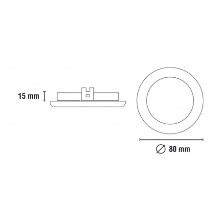 Recessed Ceiling Light Zar Gold