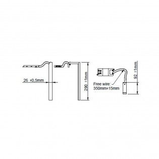 Aplique de baño LED 6W 5700K Soria