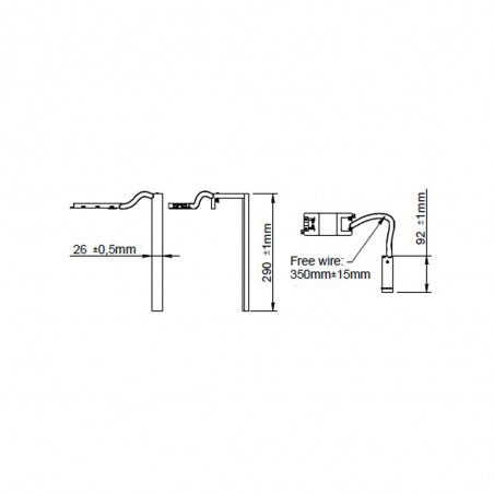 Aplique de baño LED 6W 5700K Soria