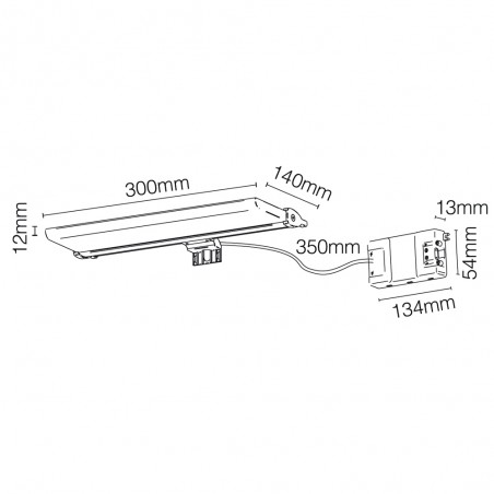 LED lamp for bathroom mirror Asturias (6W)