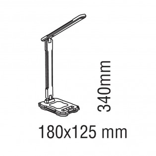 Flexo LED base wireless Levelup CCT RGB Dim (10W)