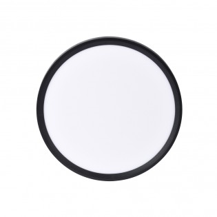 LED ceiling flush light Gein Black CCT 3-Step Dim (18W)