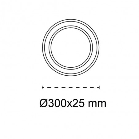 Downlight superficie LED Gein Blanco CCT 3-Step Dim (24W)