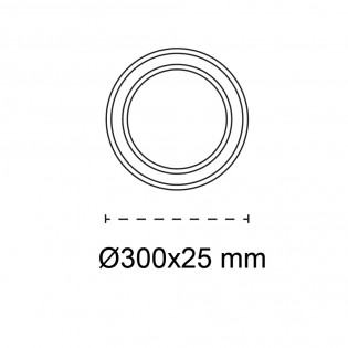 Downlight superficie LED Gein Madera CCT 3-Step Dim (24W)