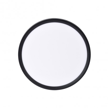 LED ceiling flush light Gein Black CCT 3-Step Dim (24W)