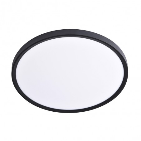 LED ceiling flush light Gein Black CCT 3-Step Dim (18W)
