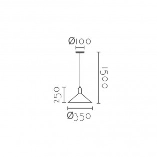 Lámpara colgante Norito 35