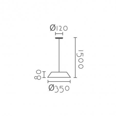 Lámpara colgante LED Madita (24W)