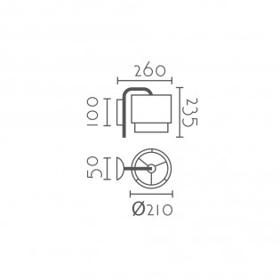 Wall lamp Lisero