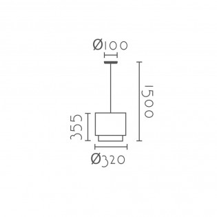 Ceiling lamp Lisero