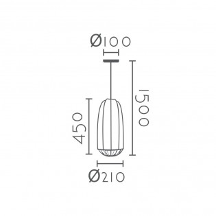 Pendant lamp Paratu 21
