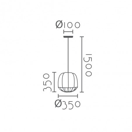 Pendant lamp Paratu 35