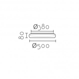 Flush light LED Bosa (36W)