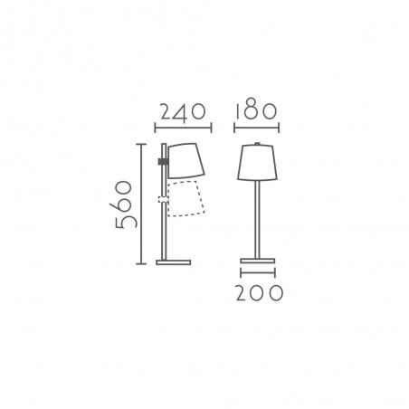 Table lamp Cofi