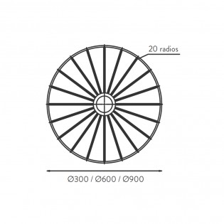 Wall light Wheel