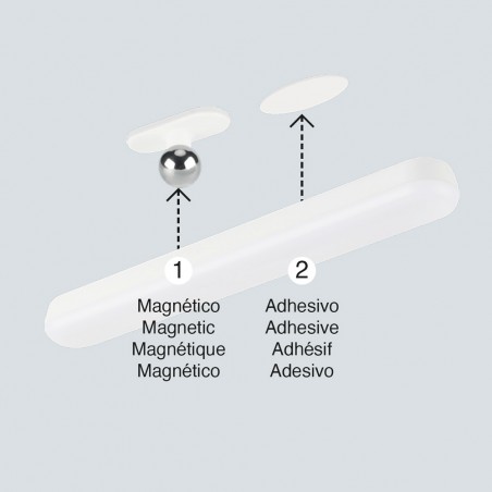 Rechargeable LED magnetic wall lamp Vanto (2W)