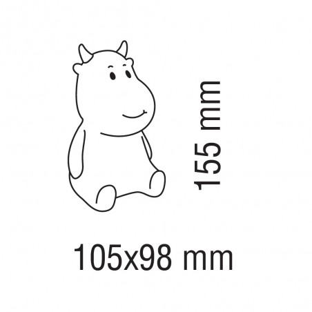 Lámpara portátil infantil LED Puchi (1.5W)