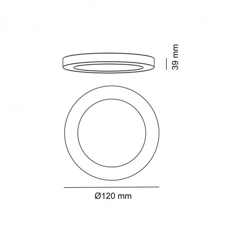 LED Ceiling Flush Light Know Round (6W)