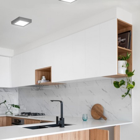 LED Ceiling Flush Light Know Square (12W)