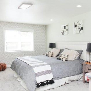 LED Ceiling Flush Light Know Square (18W)