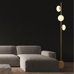 Lámpara de pie Pebble (3 luces)