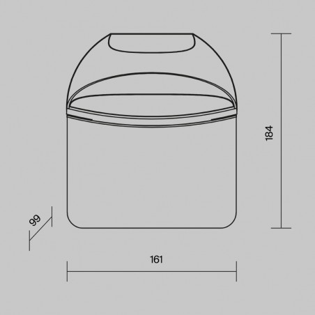 Outdoor LED Wall Lamp Gloss (7W)