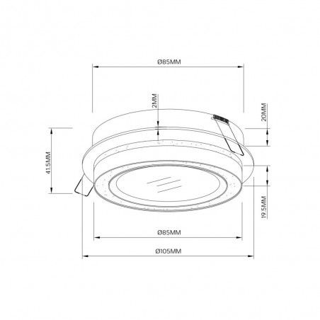 Ceiling Recessed Light Orlo