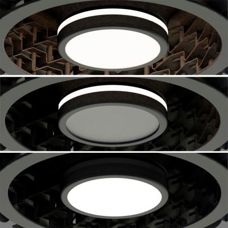 LED-Deckenventilator Rubik Wifi (36W+15W)