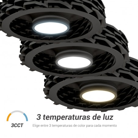 LED-Deckenventilator Rubik Wifi (36W+15W)
