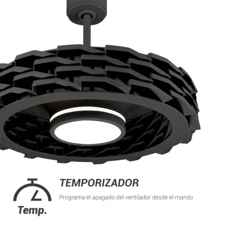 LED Ceiling Fan Rubik Wifi CCT Dim (36W+15W)