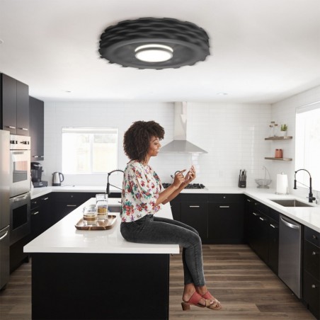 LED Ceiling Fan Rubik Wifi CCT Dim (36W+15W)