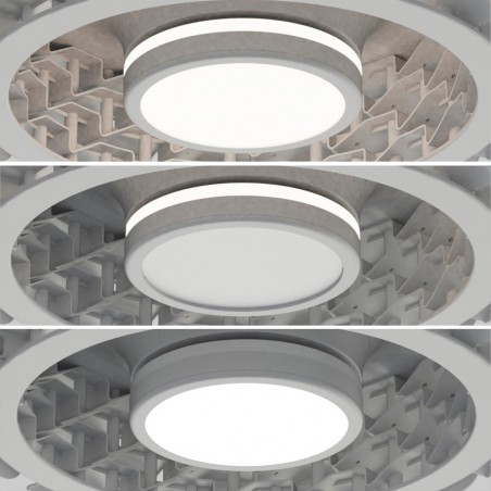LED-Deckenventilator Rubik Wifi (36W+15W)